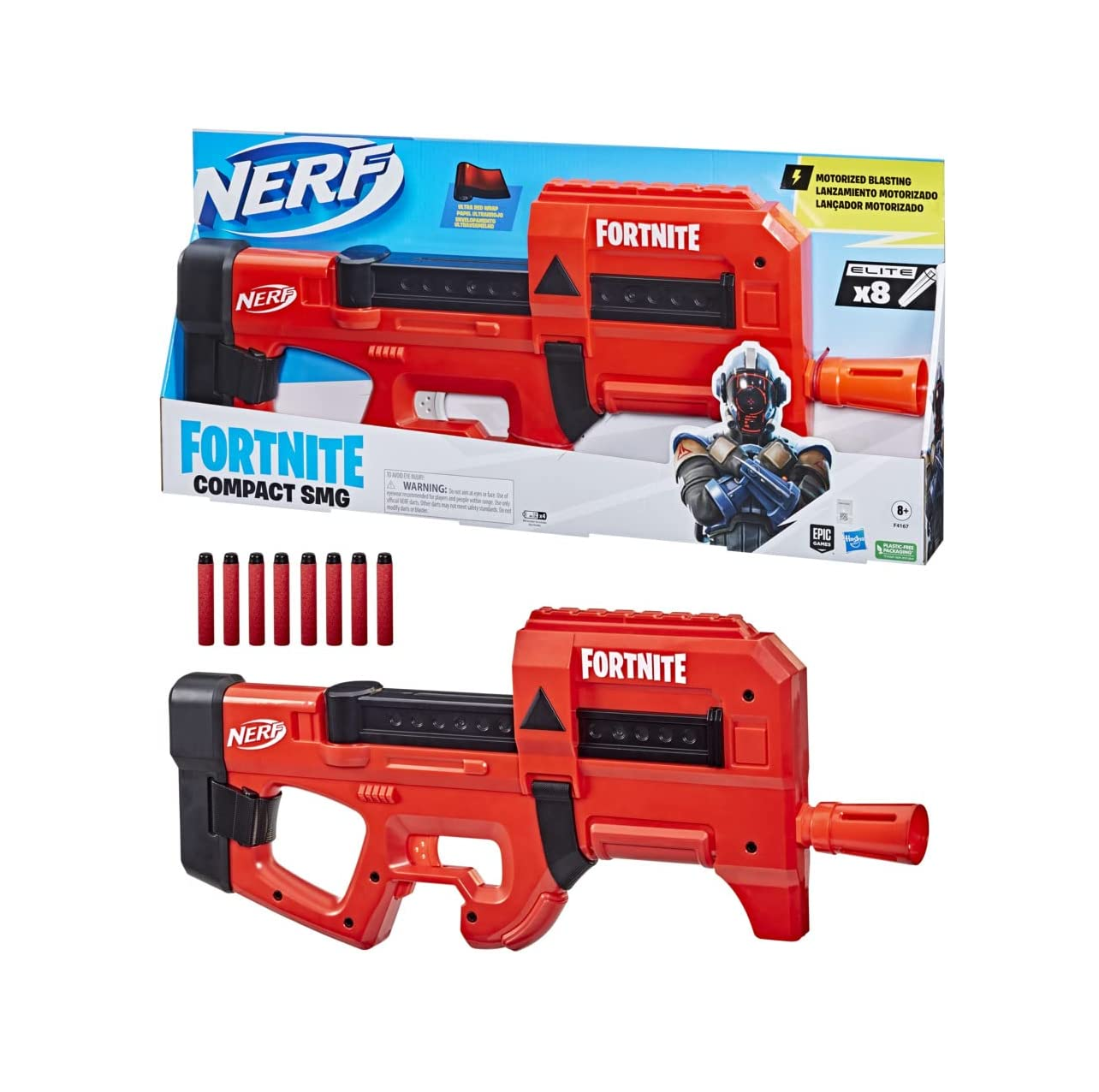 Lançador - Nerf - Roblox - Zombie Attack Viper Strike - 06 Dardos - Hasbro