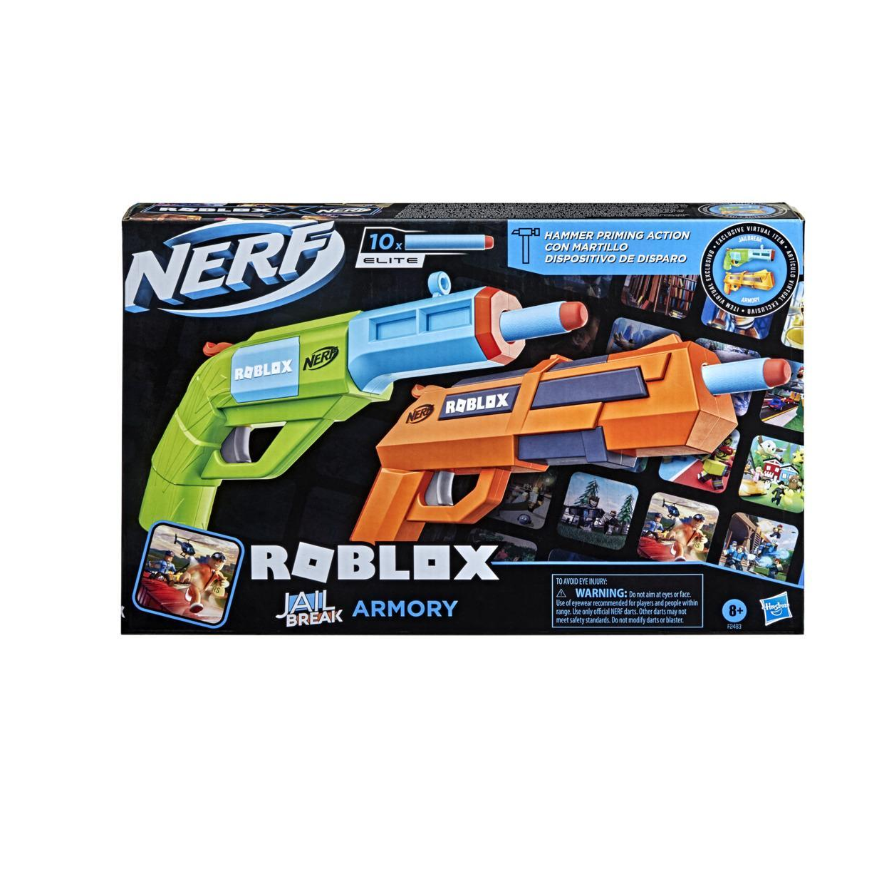 Lança Dardos - Nerf - Roblox Ninja - 6 Dardos - Hasbro