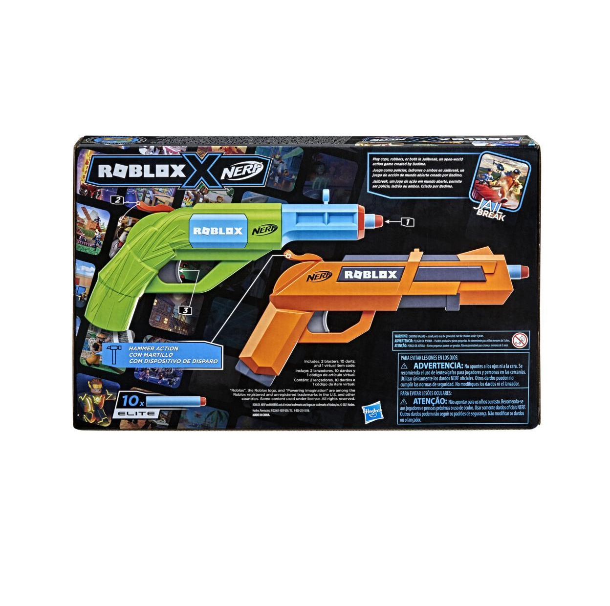 Nerf Roblox Lançador de Dardos - Hasbro