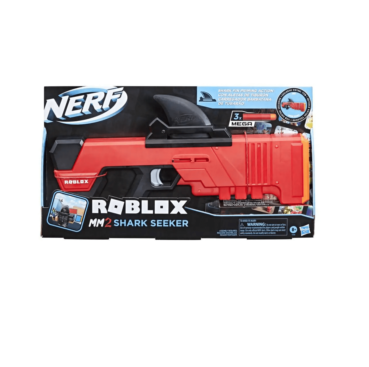 NERF X ROBLOX* MM2 Shark Seeker + Jailbreak Armory Blasters Review! 