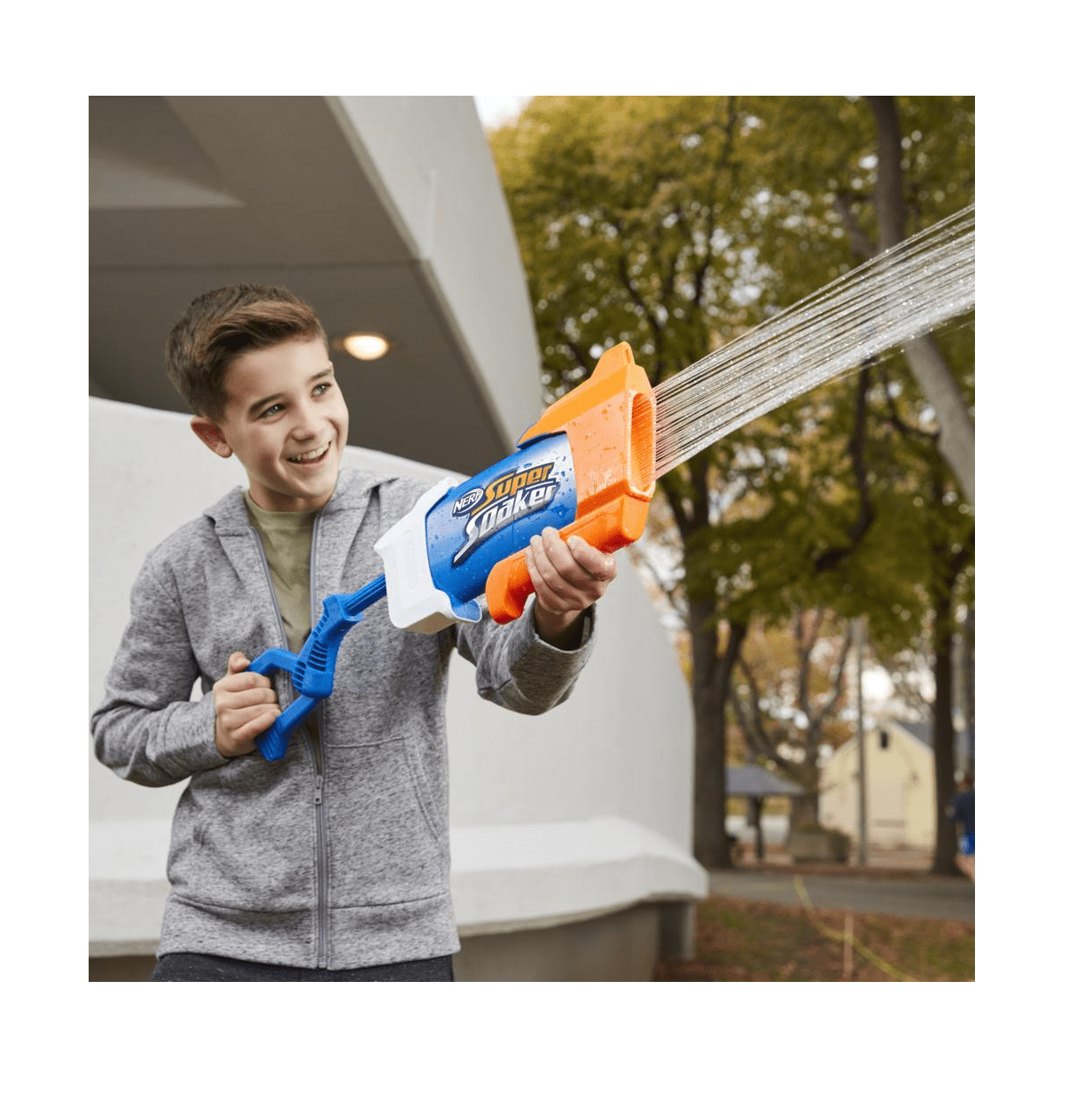 Lancador de Agua Nerf Super Soaker Rainstorm Fatima Crianca