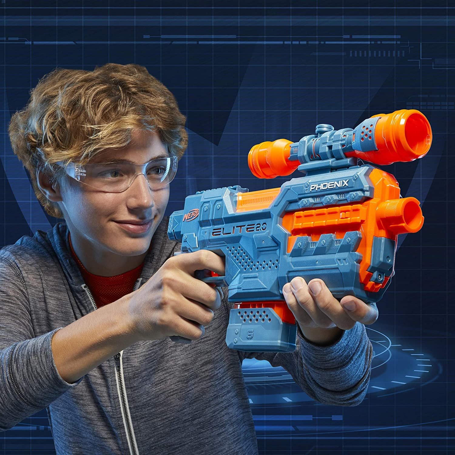 kit Arma Nerf Elite 2.0 Phoenix hasbro Gratis modulus em Promoção