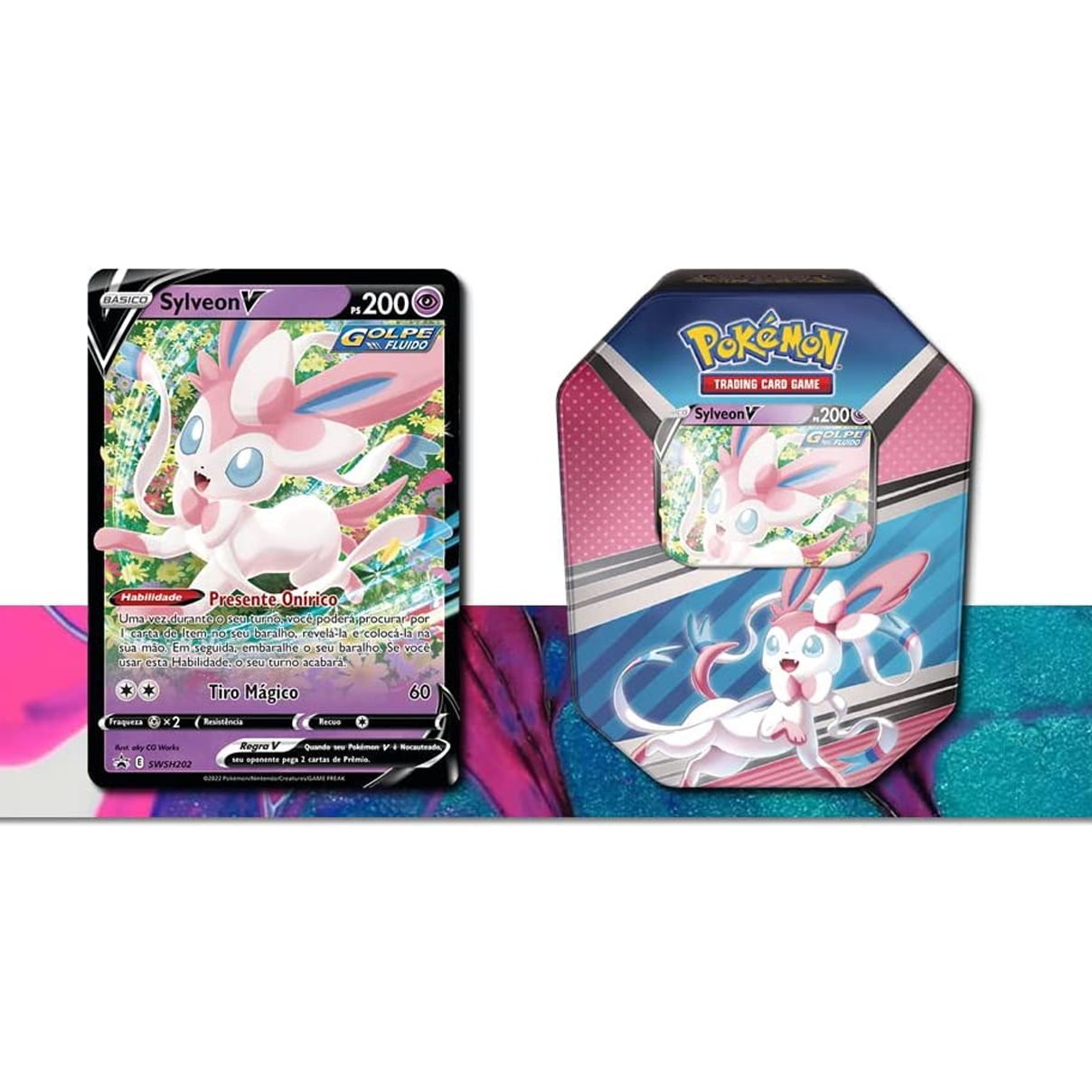 Jogo de Cartas Pokemon Box Coleção Premium Umbreon/Espeon GX