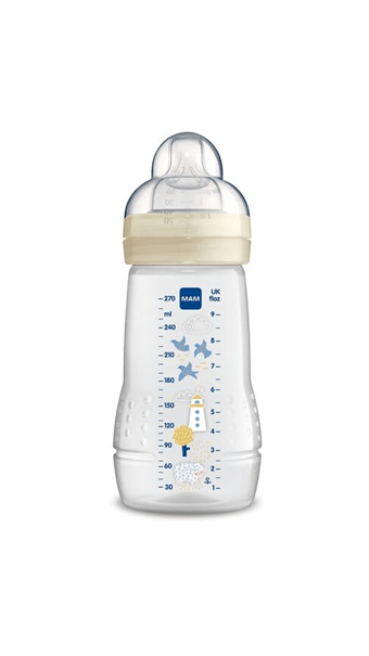 Mamadeira Easy Active 270 ml Branca MAM Mamadeira Easy Active 270 ml Branca MAM