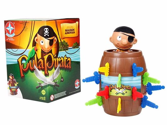 Jogo Pula Pirata Realidade Aumentada Estrela