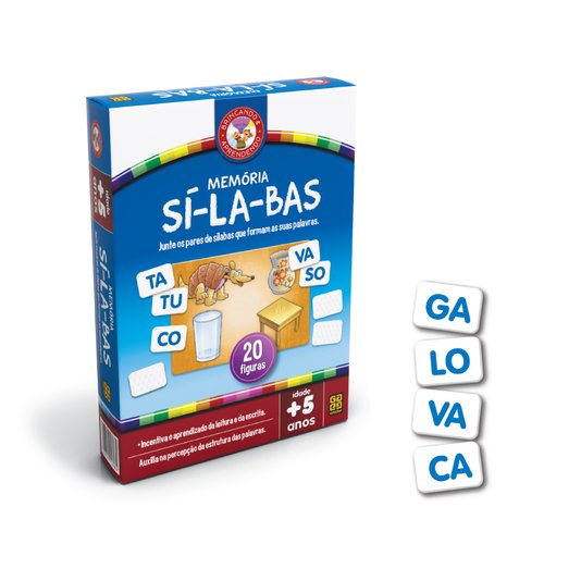 Jogo da Memória Sílabas Grow