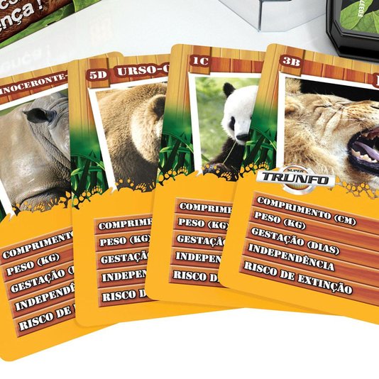 Super Trunfo Animais Selvagens Grow
