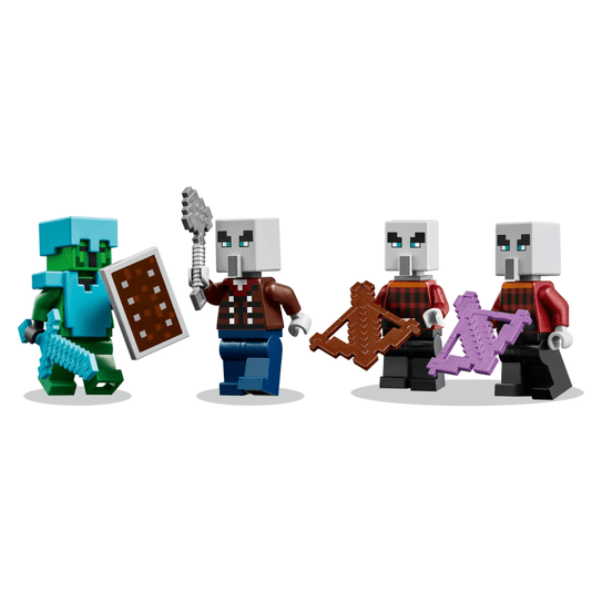 A Patrulha do Deserto de Illager Lego Minecraft