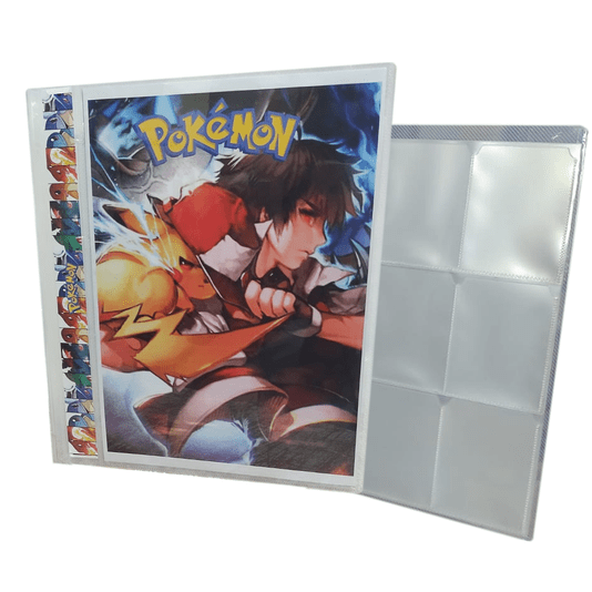 Álbum Fichário Pokémon Para 180 Cartas Yes