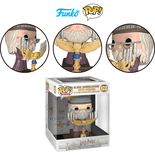Albus Dumbledore com Púlpito Harry Potter 172 Funko POP! Deluxe Candide