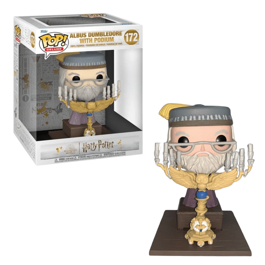 Albus Dumbledore com Púlpito Harry Potter 172 Funko POP! Deluxe Candide