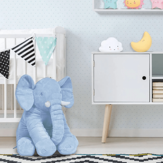 Almofada Elefante Gigante Azul Buba Toys