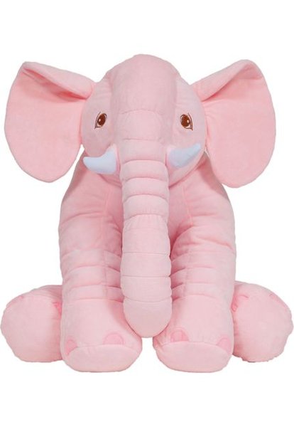 Almofada Elefante Gigante  Rosa Buba Toys