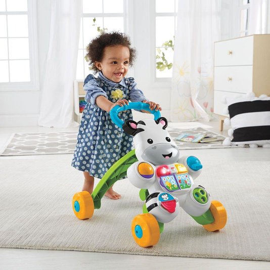 Andador com Atividades Zebrinha com Luzes e Sons Fisher-Price