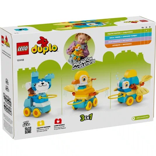 Animais 3 em 1 Sobre Rodas Lego Duplo