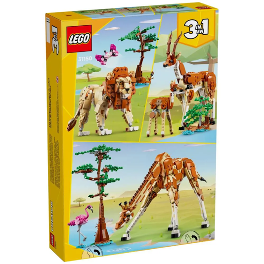 Animais Selvagens do Safari Lego Creator 3 em 1 