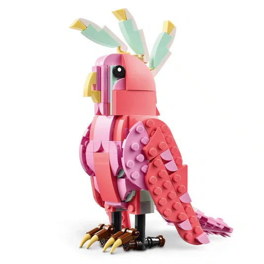 Animais Selvagens Flamingo Rosa Lego Creator 3 em 1