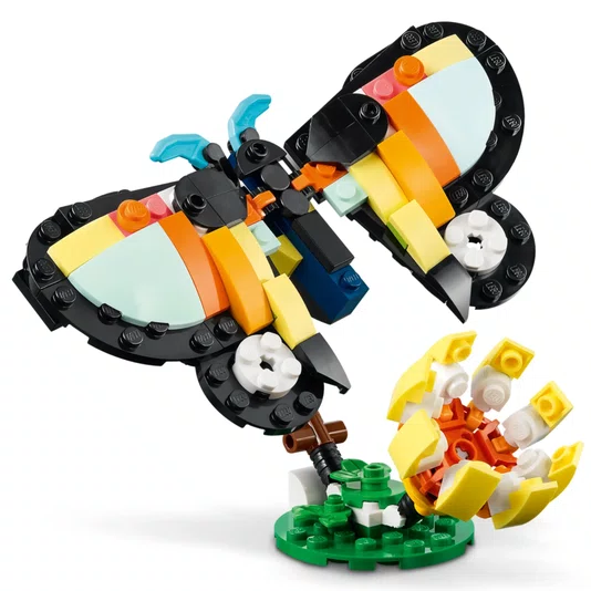 Animais Selvagens Tucano Tropical Lego Creator 3 em 1 