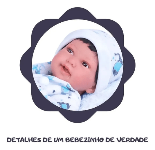 Anny Doll Baby Reborn Menino Cotiplás 
