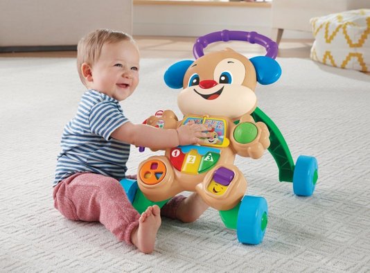 Andador com Atividades do Cachorrinho Fisher-Price Mattel