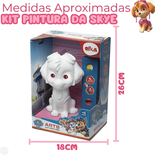 Arts Kit Pintura Skye Patrulha Canina Elka