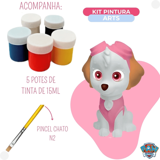 Arts Kit Pintura Skye Patrulha Canina Elka