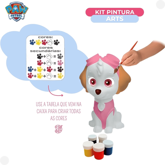 Arts Kit Pintura Skye Patrulha Canina Elka