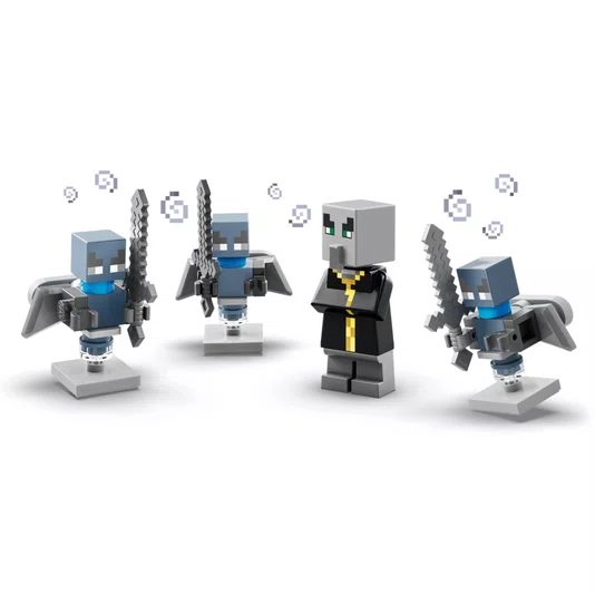 Ataque a Vila dos Evocadores Lego Minecraft 