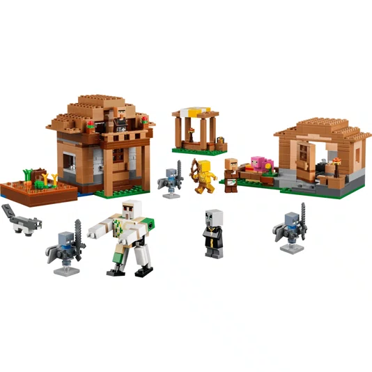 Ataque a Vila dos Evocadores Lego Minecraft 