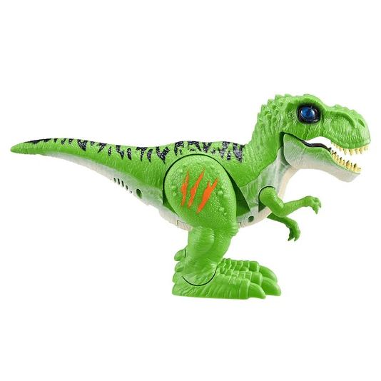 Ataque do Dinossauro T-Rex Robo Alive Verde Candide