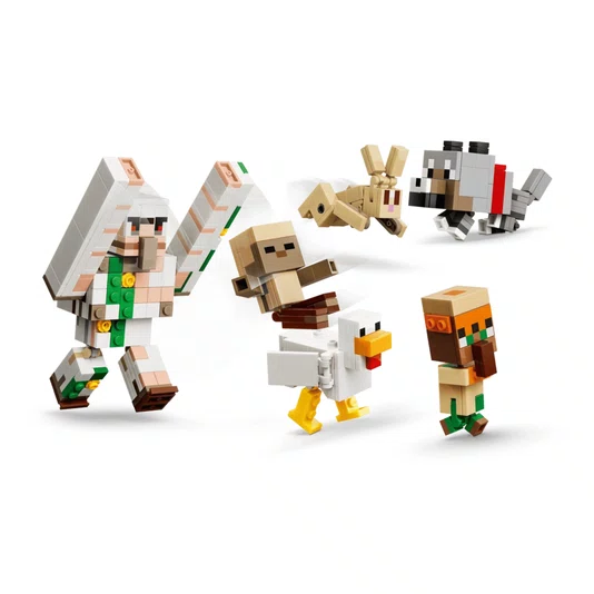 Ataque no Deserto do Jóquei da Galinha Lego Minecraft
