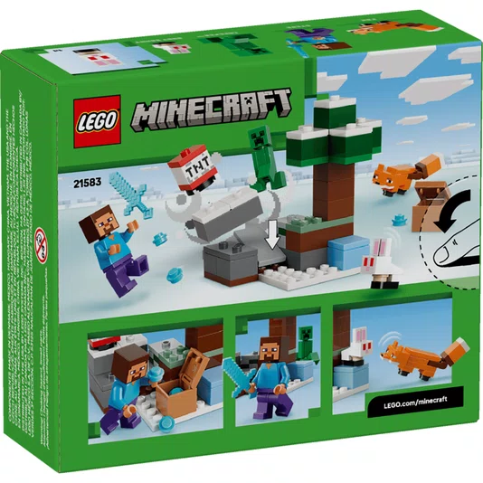 Aventura do Steve na Taiga Lego Minecraft