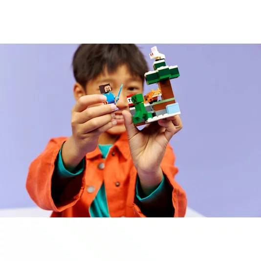 Aventura do Steve na Taiga Lego Minecraft