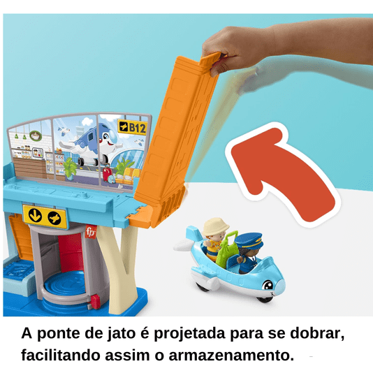 Aventuras no Aeroporto Little People Fisher Price Mattel