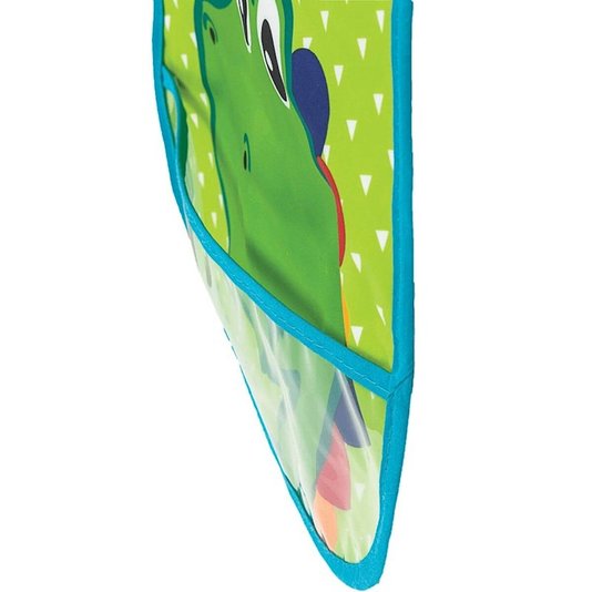 Babador com Bolso Dino Verde Buba 