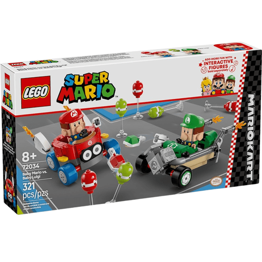 Baby Mario vs Baby Luigi Super Mario