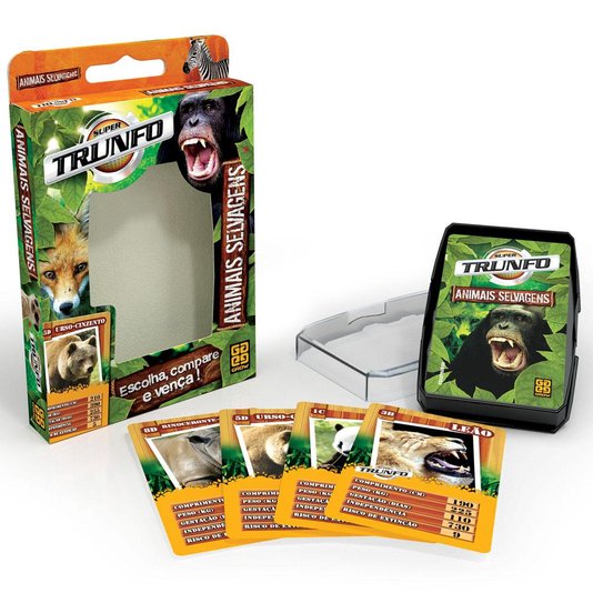 Super Trunfo Animais Selvagens Grow