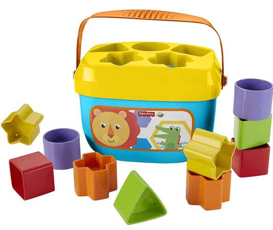 Balde Primeiros Blocos Fisher-Price