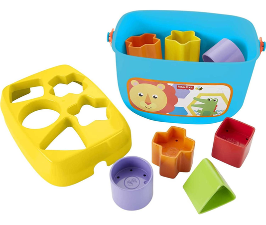 Balde Primeiros Blocos Fisher-Price