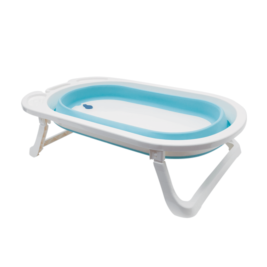 Banheira Baby Dobrável Azul Buba