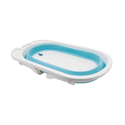 Banheira Baby Dobrável Azul Buba