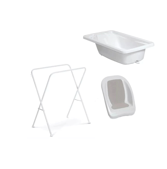 Banheira com Suporte Acqua Trio Branca Galzerano