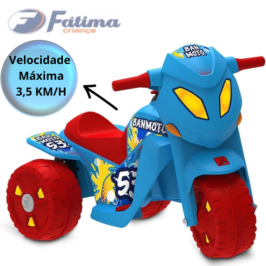 Banmoto Elétrica 6V Azul Bandeirante