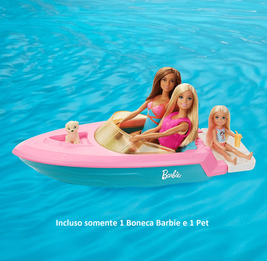 Barco da Barbie e Pet Mattel
