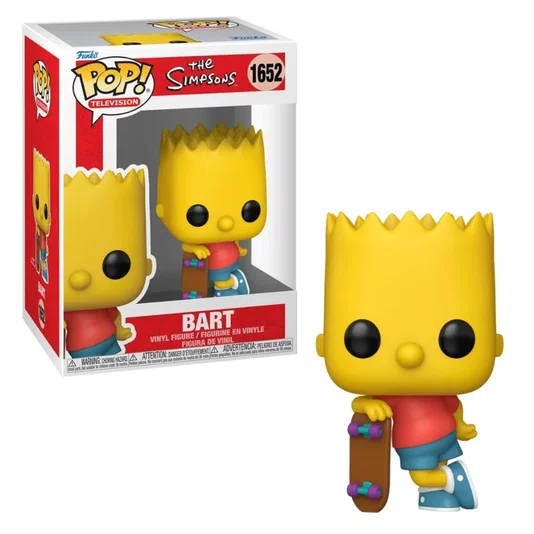 Bart Com Skate Os Simpsons 1652 Funko POP! Television Candide