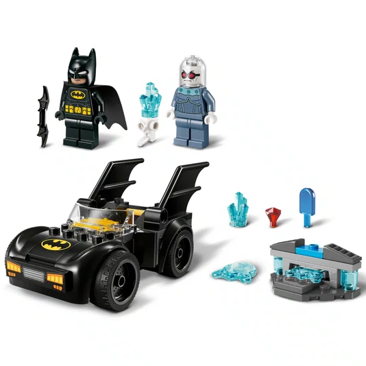 Batman e Batmóvel vs Sr. Frio Lego Batman 