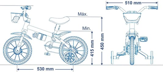 Bicicleta Aro 12'' Cat Nathor