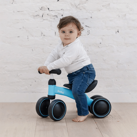 Bicicleta de Equilíbrio 4 Rodas Azul Buba
