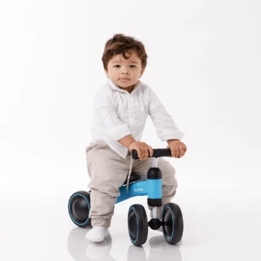 Bicicleta de Equilíbrio 4 Rodas Azul Buba