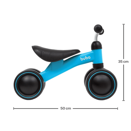 Bicicleta de Equilíbrio 4 Rodas Azul Buba